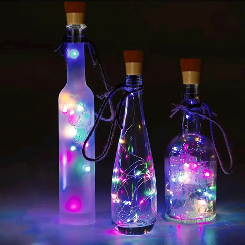 2m 20 LED Wishing Bottle Cork  - đánh giá và giá Decor Lighting Cork