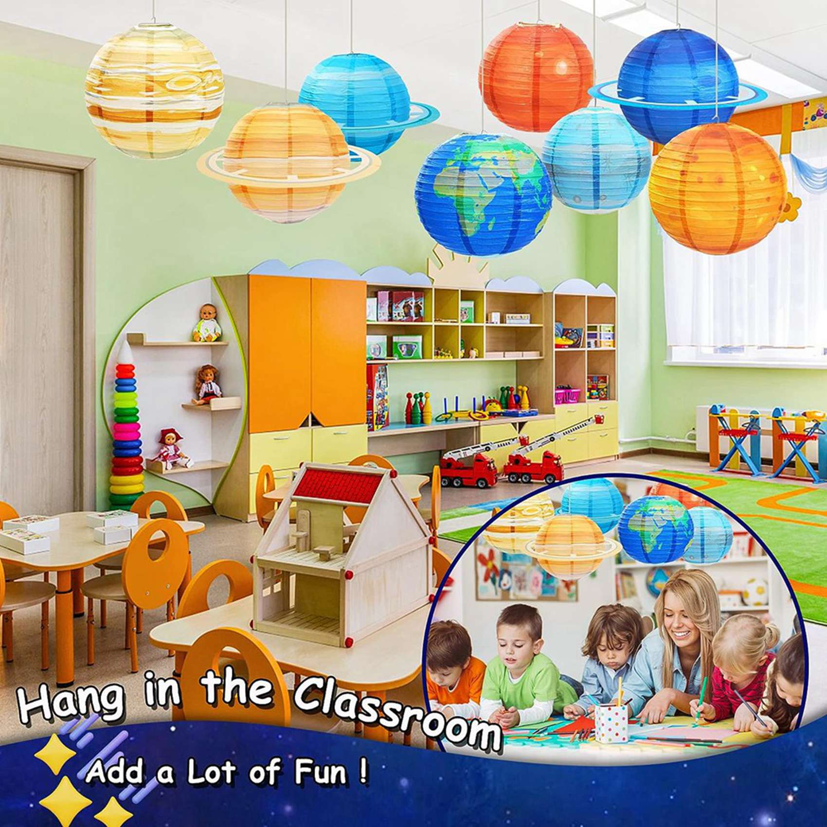 【HAPPY】16Pcs Space Paper Lante - đánh giá và giá Lantern Paper Solar