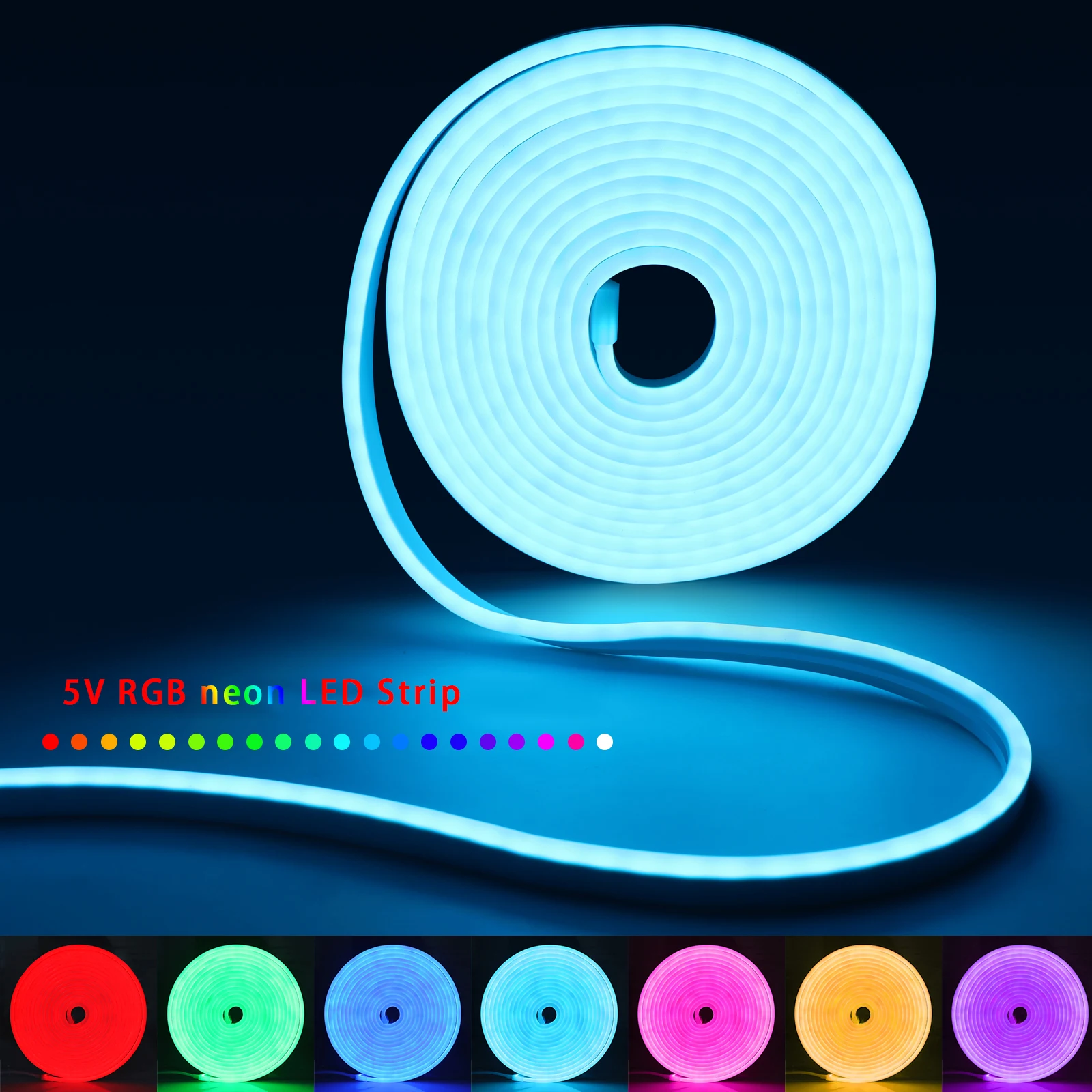 1-5m RGB LED Neon Strip Light  - đánh giá và giá Lighting Decor For Room
